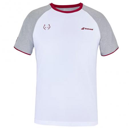 Buy Babolat Crew Neck Tee Lebron white t shirt Padel And Help