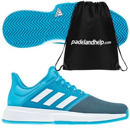 Adidas Game Court Shock Cyan 2019 - Padel And Help