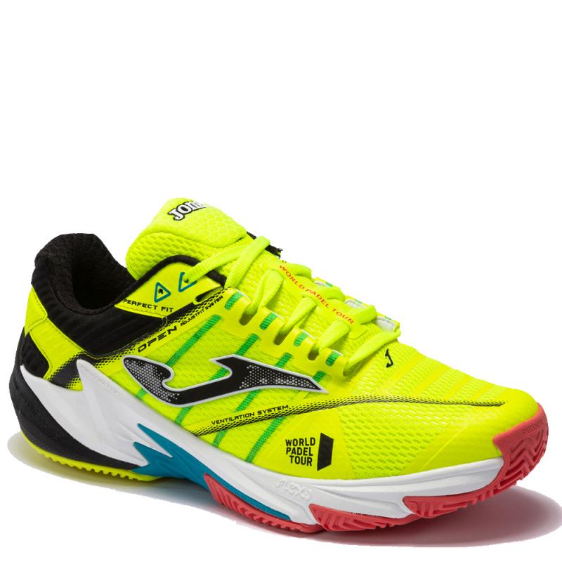 Zapatilla Pádel Joma T.Slam 2209 Lemon Flúor World Padel Tour 